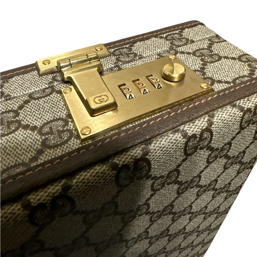 Vintage GUCCI GG briefcase attaché